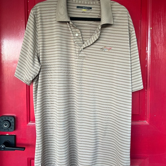 Greg Norman Extra Large Brown Polo Shirt Golf Dress Attire - Picture 1 of 5